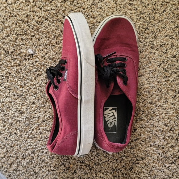 Vans Shoes - Vans Authentic Maroon Shoes Size 8